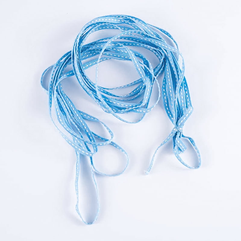 Taśma opakowaniowa w kwiaty poliestrowa o grubości 0,5 cm w kropki