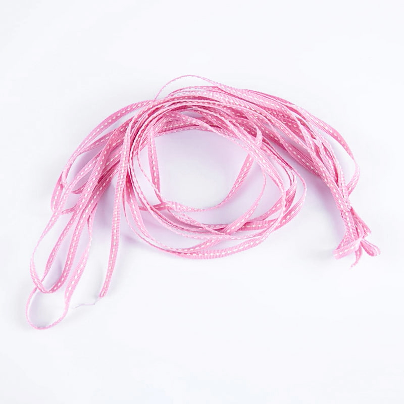 Taśma żakardowa z poliestru w kropki o grubości 0,5 cm