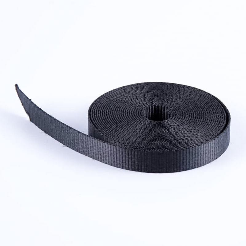 Mocna, oddychająca taśma poliestrowa w jednolitym kolorze o grubości 2,0 cm